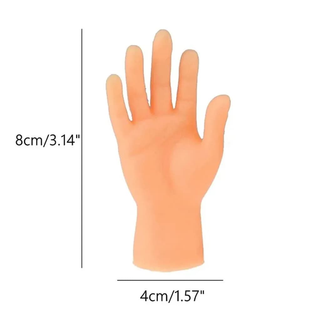 Adult Kid Novelty Toys Funny Mini Hands Creative Finger Fidget Toys Simulation Soft Small Hand Tease the Cat Pet Toy Simulation - 6