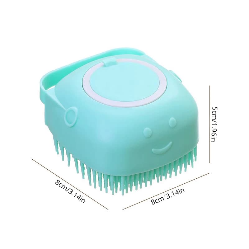 Pet Bathing Brush Soft Silicone Massager Shower Gel Bathing Brush Clean Tools Comb Dog Cat Cleaning Grooming Supplies - 6