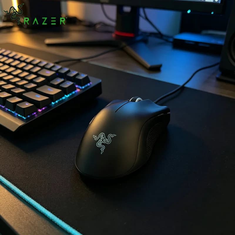 ماوس ألعاب Razer Viper Mini بتصميم خفيف للغاية، إضاءة RGB CHROMA، مستشعر بصري 8500 DPI، مخصص للاعبين - 6