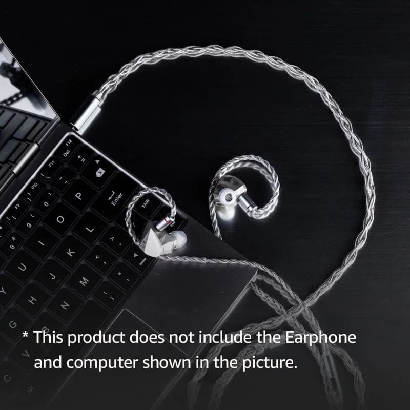 Moondrop MC2 high quality 3.5mm with mic upgrade cable For moondrop IEMS chu ii blessing3 KADENZ 2pin 0.78 mm - 4