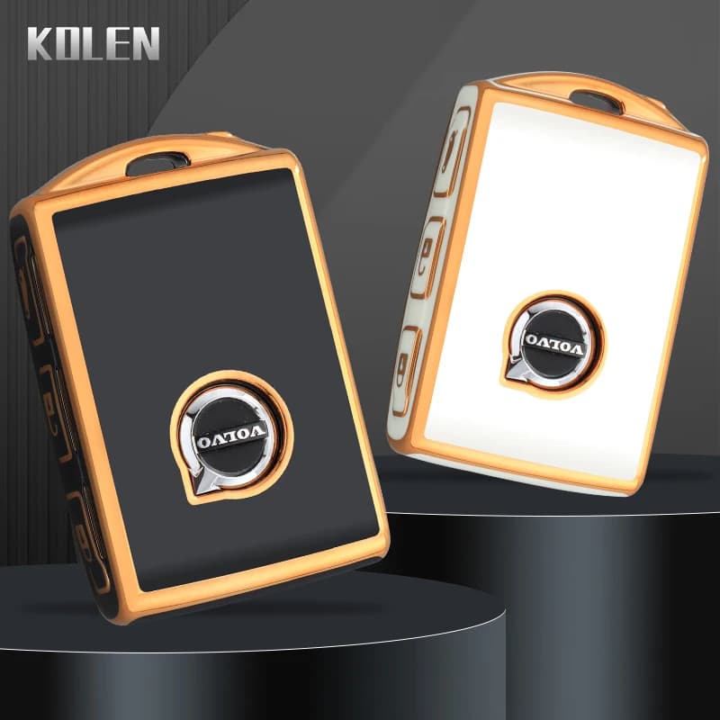 غطاء مفتاح سيارة عن بعد من TPU لسيارات فولفو S60 S90 XC40 XC60 XC90 V60 V90 T5 T6 T8 Polestar 1 Polestar 2، حقيبة إكسسوارات