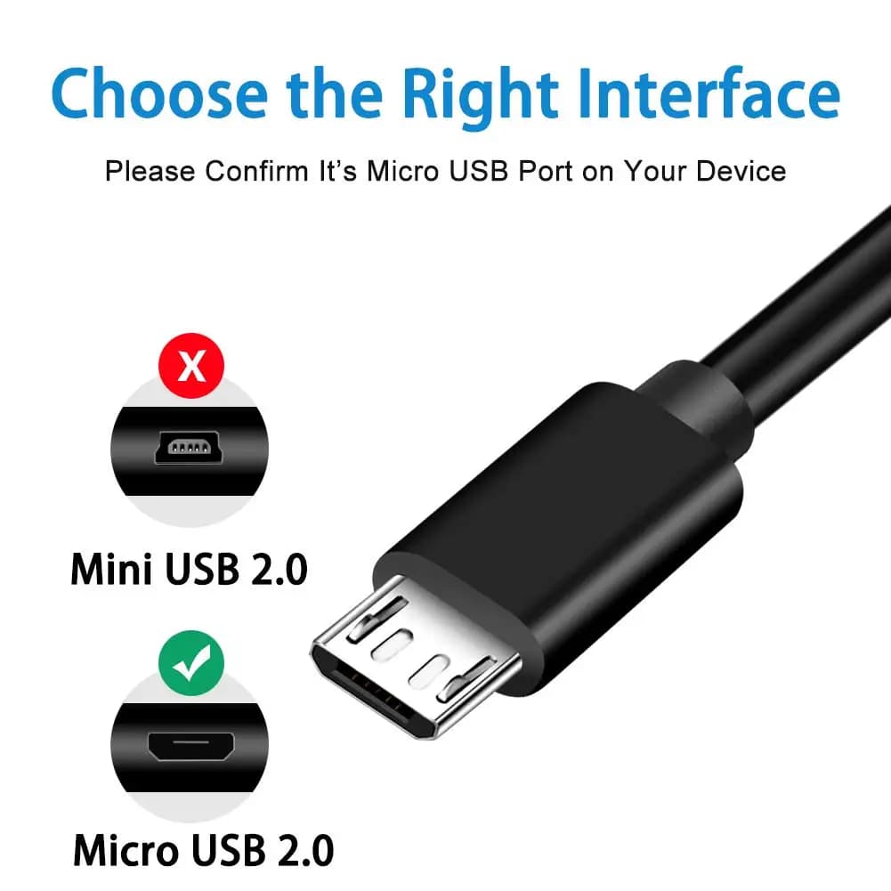 Micro USB High Speed Android Charging Cable For Samsung Galaxy S7 Edge S6 S5 Note 5 Moto LG HTC Data line for Logitech Mouse - 4