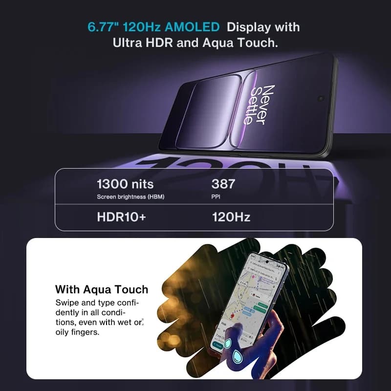 World Premiere OnePlus Nord CE 5 Global Version Smartphone 7100mAh Battery MediaTek Dimensity 8350 Apex 50MP Sony LYT-600 Camera - 4