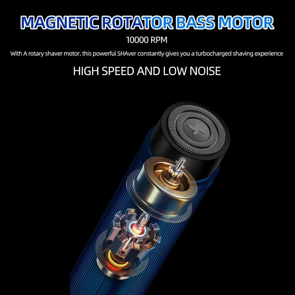ماكينة حلاقة كهربائية صغيرة للرجال، ماكينة حلاقة قابلة لإعادة الشحن، مزيل شعر للسيدات، ماكينة حلاقة للرجال، ماكينة حلاقة صغيرة للسيارة، أدوات حلاقة كهربائية - 4
