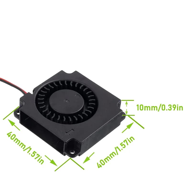 2PCS Creality Original 4010 Blower Fan DC 24V Extruder Hotend Fan for Creality Ender 3/ Ender 5/CR6 SE 3D Printer Cooling Fans - 3