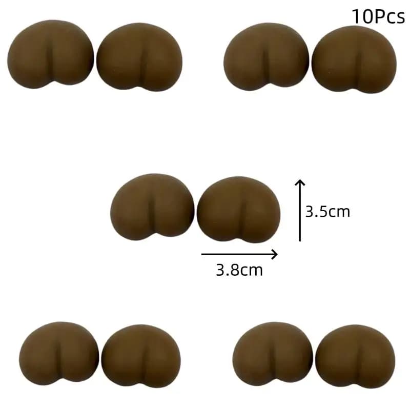 10 قطع ملصق مؤخرة مضيء ليلي ممتع موشي ضغط ستيريو لتخفيف التوتر إكسسوارات زينة هاتف محمول لعبة - 6