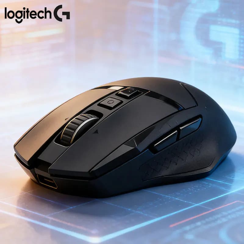 فأرة الألعاب Logitech G502/M750/M350POP بتصميم مريح لليد اليمنى، ودقة عالية، مناسبة للألعاب الإلكترونية والاستخدام المكتبي