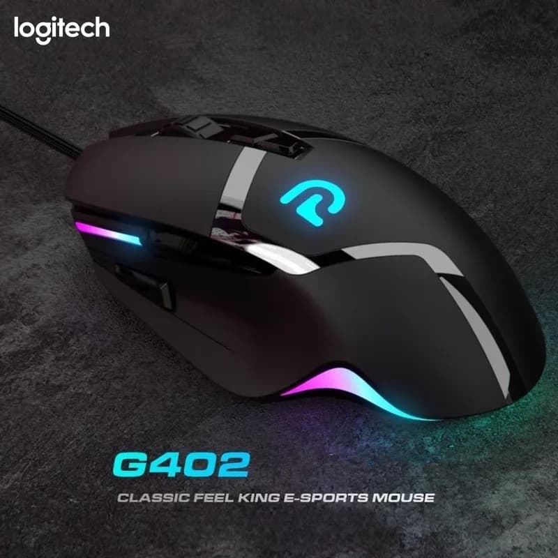 ماوس Logitech G402/M100R سلكي للألعاب الإلكترونية الاحترافية كمبيوتر سطح المكتب محمول ملحقات مخصصة - 2