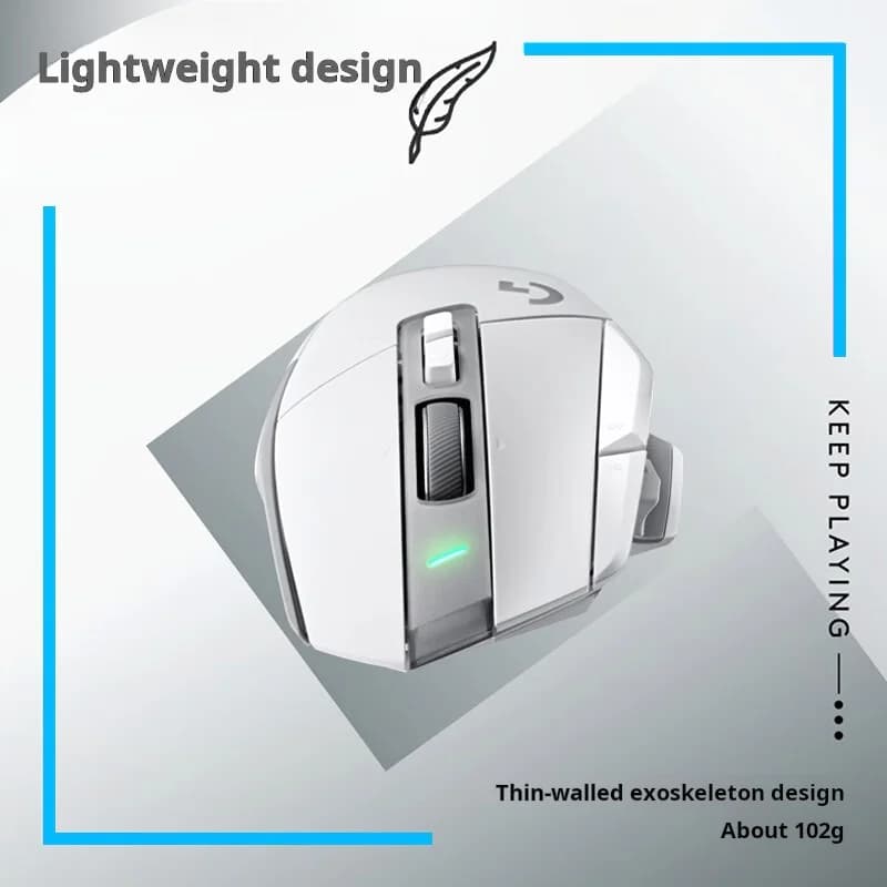 Logitech G502 X LIGHTSPEED 102g Wireless Gaming Mouse Hero 25K Sensor 13 Programmable Buttons - 4