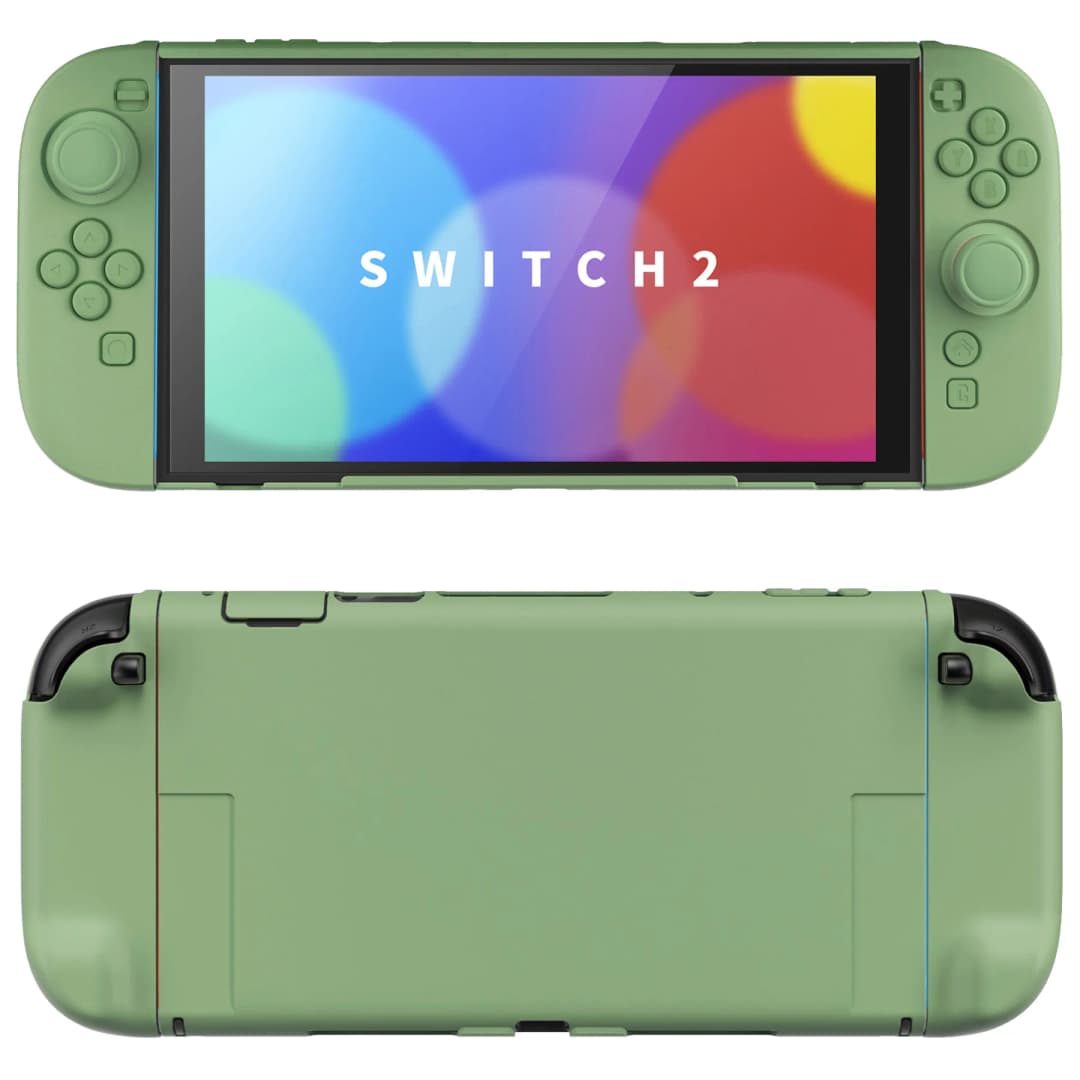 غطاء واقي بلون موحد من PlayVital لجهاز Nintendo Switch 2، غطاء قوي مقاوم للخدوش مع حامل قابل للطي