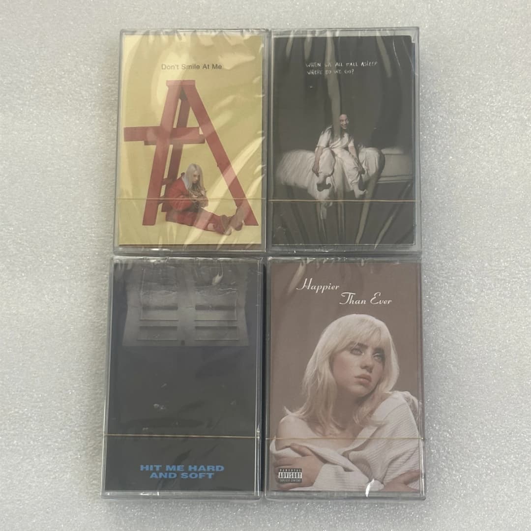 شريط موسيقى بوب EU US، ألبوم Dont Smile at Me، Ocean Eyes، أشرطة كاسيت، أزياء تنكرية، مشغل، مسجل، صندوق موسيقى تصويرية، هدايا حفلات