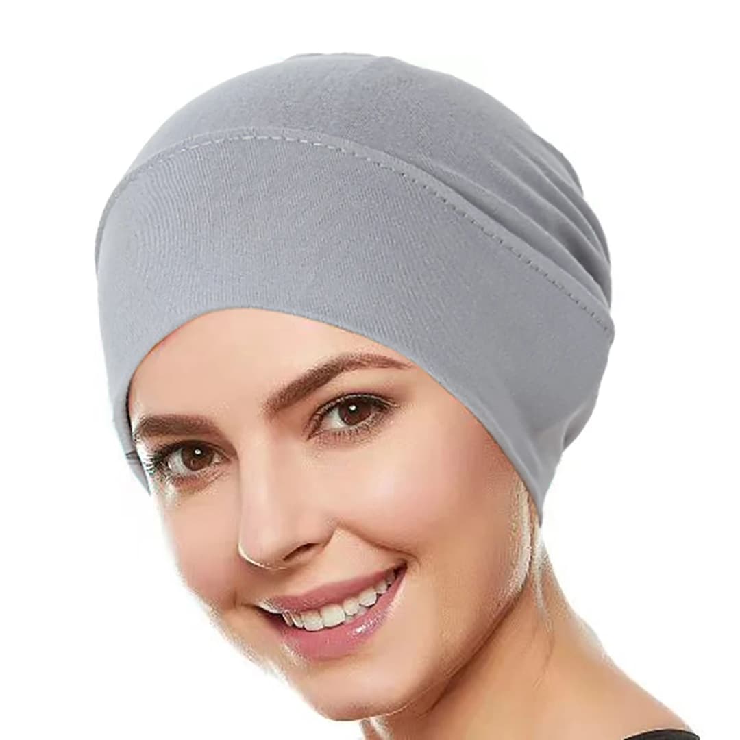 أغطية حجاب مسلم متعدد الألوان، غطاء رأس رمضان، عمامة سيدات مرنة ناعمة، غطاء رأس عصري قابل للارتداء - 3