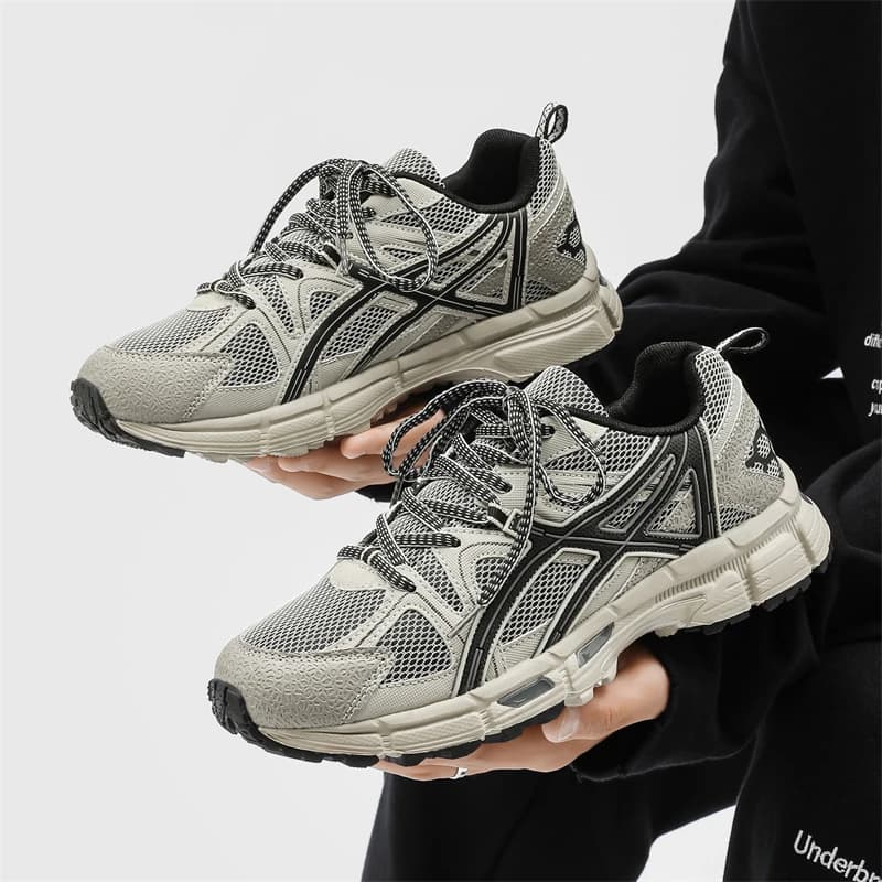 New Men Casual Shoes Outdoor Breathable Running Fashion Walking Leisure Lace-up Jogging Loafers Brand Sneakers Blade Comfortable - 3