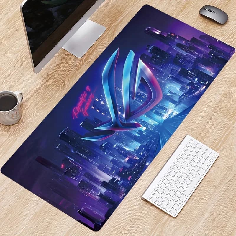لوحة ماوس كبيرة ASUS Xxl، جمهورية اللاعبين ROG، سجادة ماوس، قاعدة مطاطية غير قابلة للانزلاق، لوحة مكتب للكمبيوتر ولوحة مفاتيح - 6