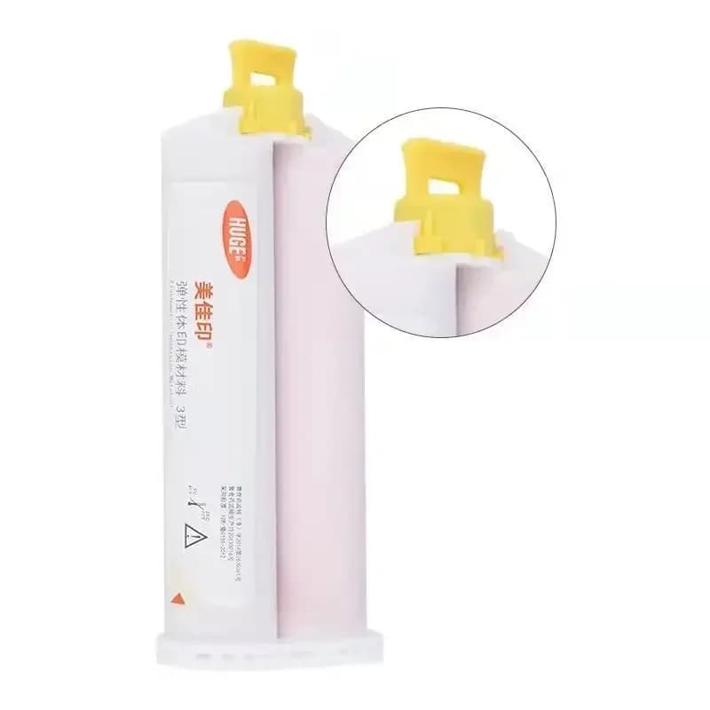 مواد انطباع أسنان من السيليكون المطاطي الخفيف 50 مل أدوات طبيب أسنان - 3