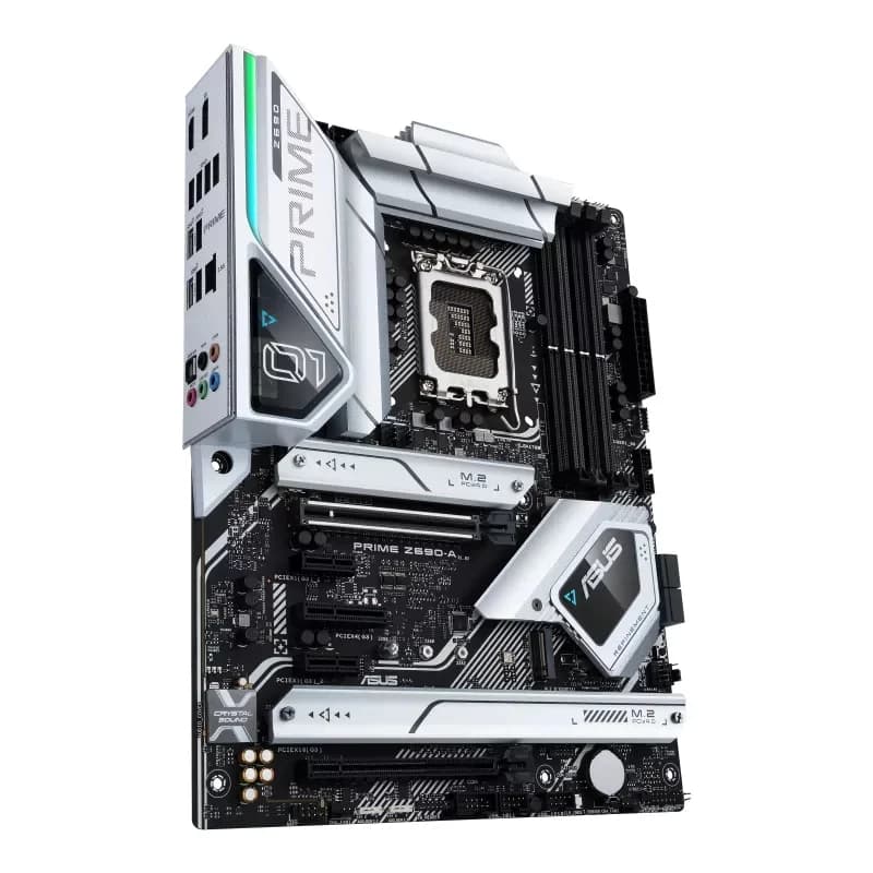 لوحة أم ASUS PRIME Z690-A بمقبس LGA 1700 لمعالجات Intel Core من الجيل 14 و13 و12 Core i3 i5 i7 i9 ذاكرة DDR5 DIMM - 3