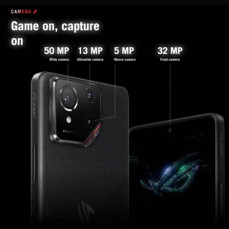 Global Rom ASUS ROG Phone 9 5G Smartphone Snapdragon 8 Elite 6.78" 185Hz LTPO Display 5800mAh 65W Charging Android 15 ROG 9 Pro - 6