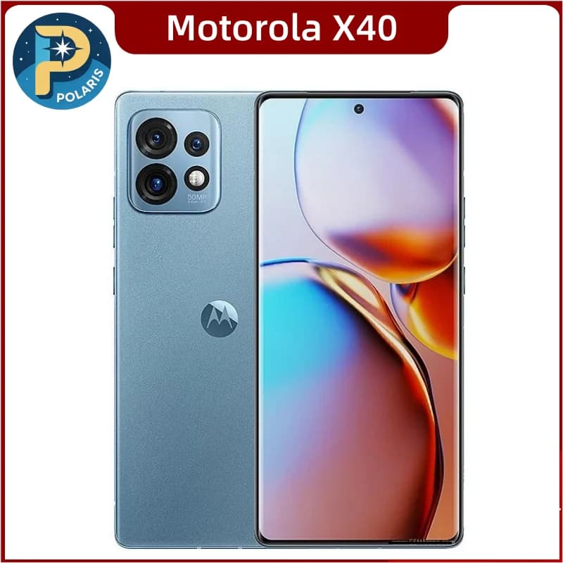هاتف موتورولا موتو X40 XT2301 الأصلي 8 جيجابايت + 128 جيجابايت ذاكرة داخلية كاميرا سيلفي 60 ميجابكسل شريحتين شبه جديد مفتوح