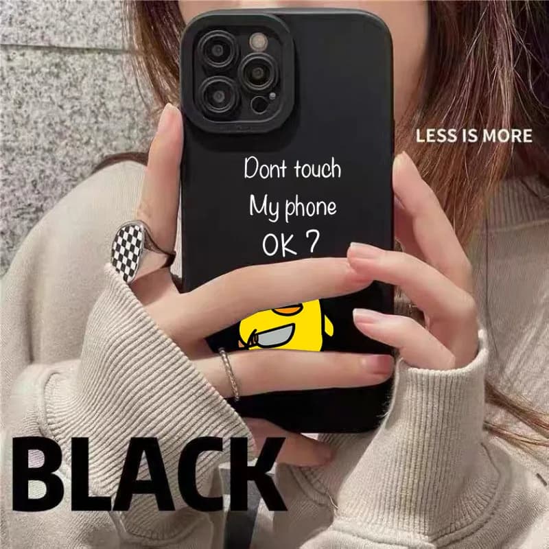 جراب هاتف سيليكون على شكل بطة كرتونية لطيفة لآيفون 17 و16 برو ماكس و16e و15 و14 و13 و12 و11 وXS وX وXR و7 و8 بلس - 5