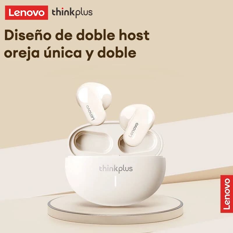 سماعات رأس لينوفو الأصلية LP19 لاسلكية بلوتوث V5.1، رياضية، داخل الأذن، وضع مزدوج، ميكروفون HD، صوت HiFi، تحكم باللمس - 4