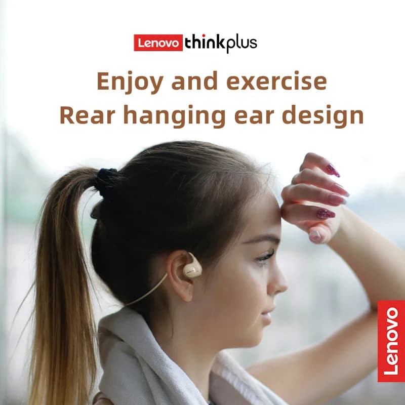 Lenovo XT95II Bluetooth Headset Air Bone Conductive Comfort Wireless Sports Ear Hanging Neck Running Earphone  Music Headset - 6