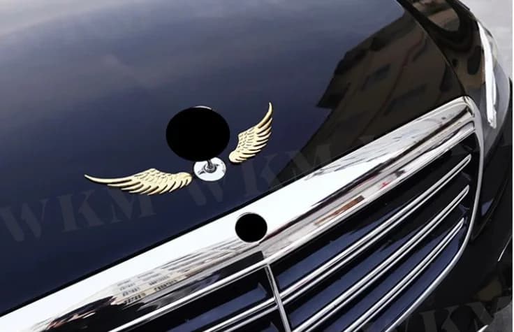 مجموعات هيكل إكسسوار ملصق سيارة أجنحة زينة صندوق سيارة ملصق سيارة أجنحة ملاك إبداعية شخصية - 5