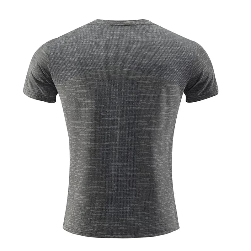 Compression T Shirt Men Bodybuilding Short Sleeve Running T-shirt Quick Dry Fitness Tight Gym Workout Sport t-shirt Rashgard - 4
