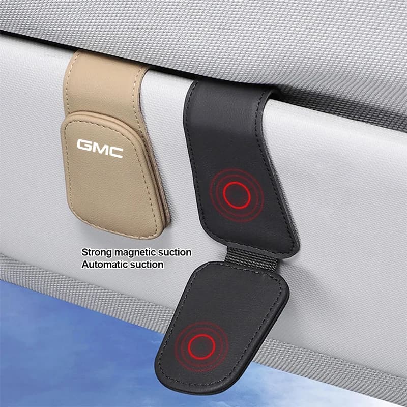 Car Interior Sunshade Card Ticket Storage Glasses Clip Accessories Tool For GMC Terrain Sierra 1500 Yukon Acadia Savana Hummer - 6