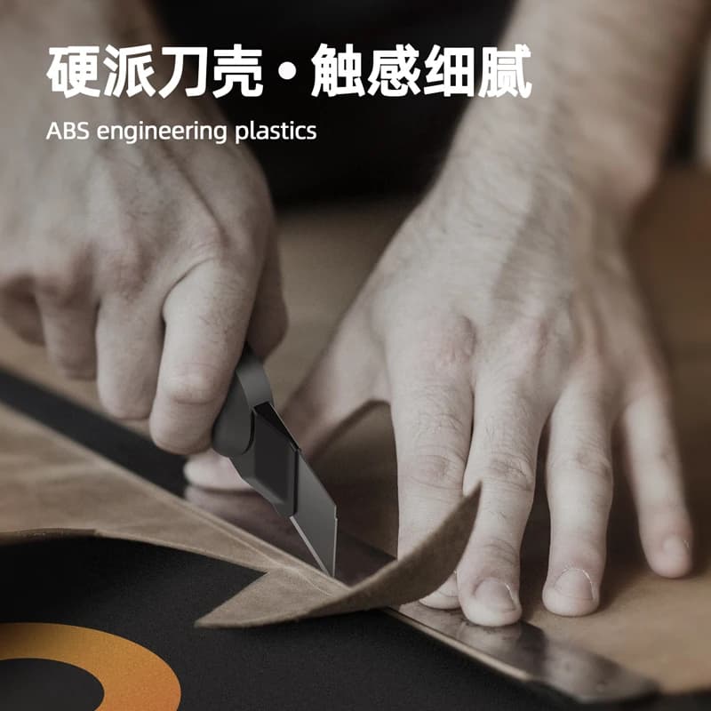 Deli Snap-off Utility Knife Retractable Box Cutters 9mm 18mm High Carbon Steel Blades Auto Lock, Perfect for Office and Home use - 6