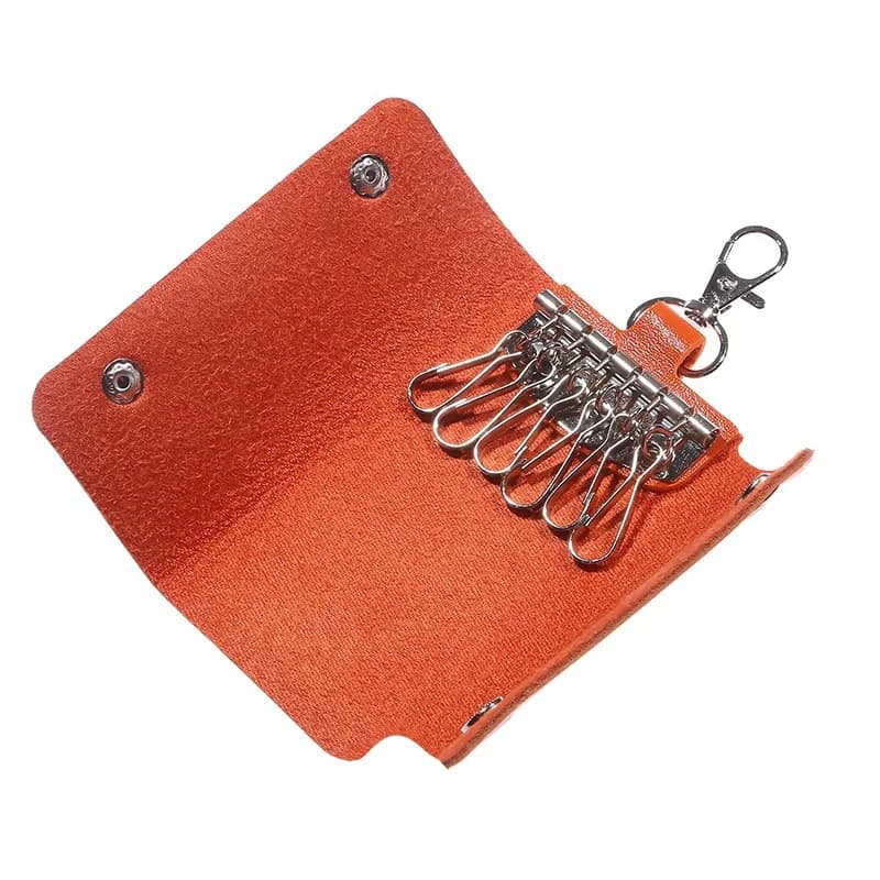 Keychain Wallet Pu Leather Key Holders Women Men Keys Organizer Fashion Solid Key Wallets Key Pouch Car Keychain Housekeeper - 4