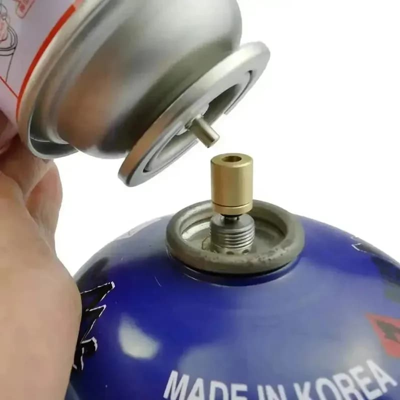 1-12pcs Gas Refill Adapter Filling Butane Canister Outdoor camping stove Cylinder Gas Tank Burner Accessories Inflation Valve - 4