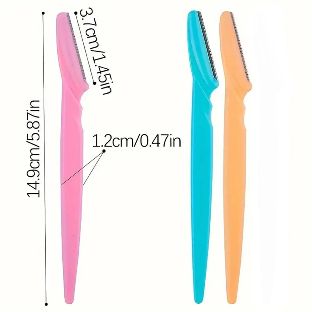 5/10/30/40pcsbrow Razor and Face Razor for Women And Men, Eyebrow Hair Trimmer And Shaver with Protective Cover,Safe - 6