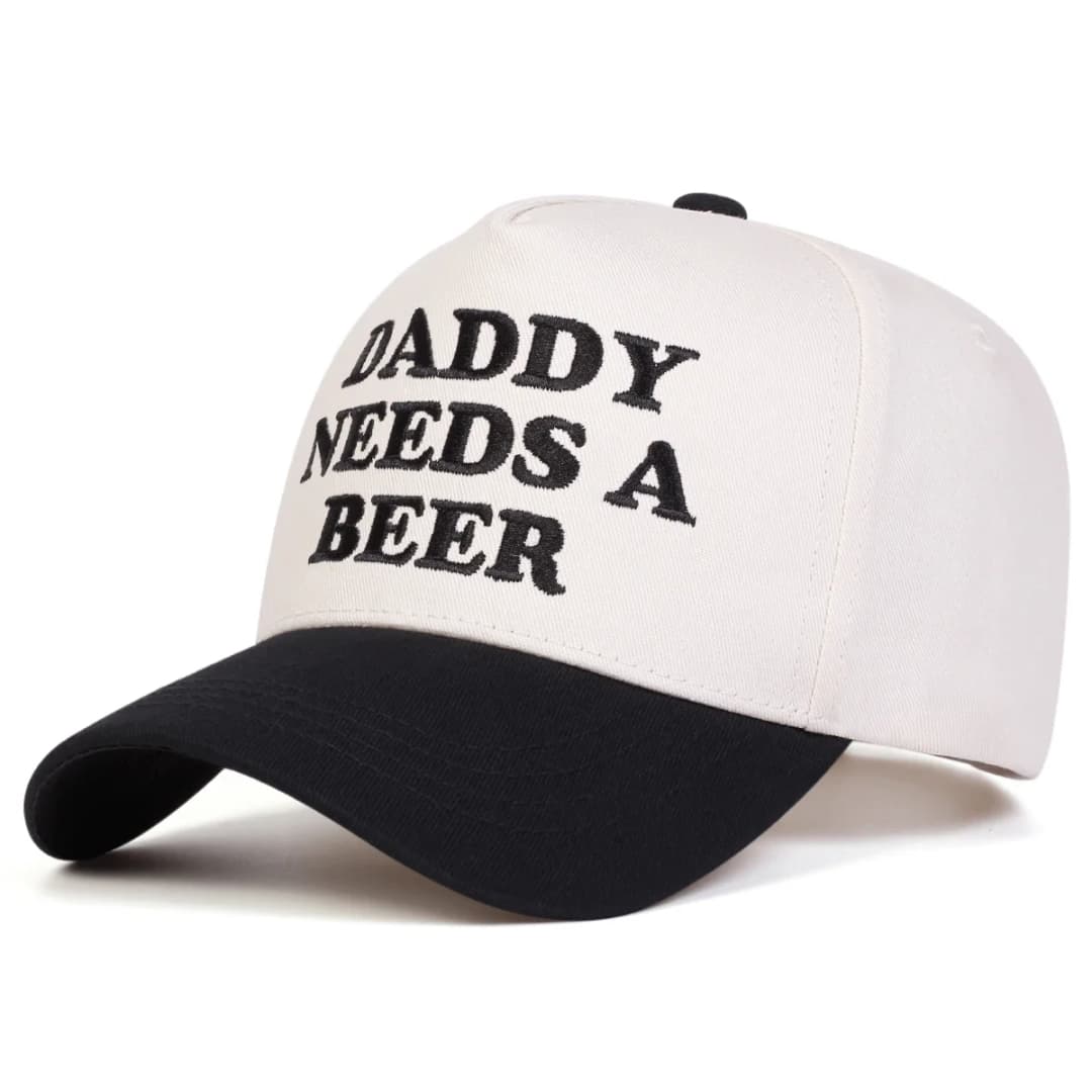 Unisex DADDY NEEDS A BEER Letter Embroidery Baseball Caps Spring Autumn Outdoor Adjustable Casual Hats Sunscreen Hat Sports Cap - 5