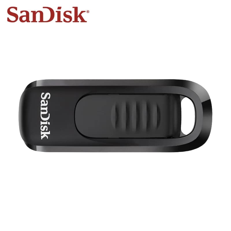 محرك أقراص فلاش Sandisk CZ480 USB 3.2 بسعات 64 جيجابايت و 128 جيجابايت و 256 جيجابايت، عالي السرعة، نوع C، ذاكرة Ultra Slider، محرك أقراص صغير U Disk - 3