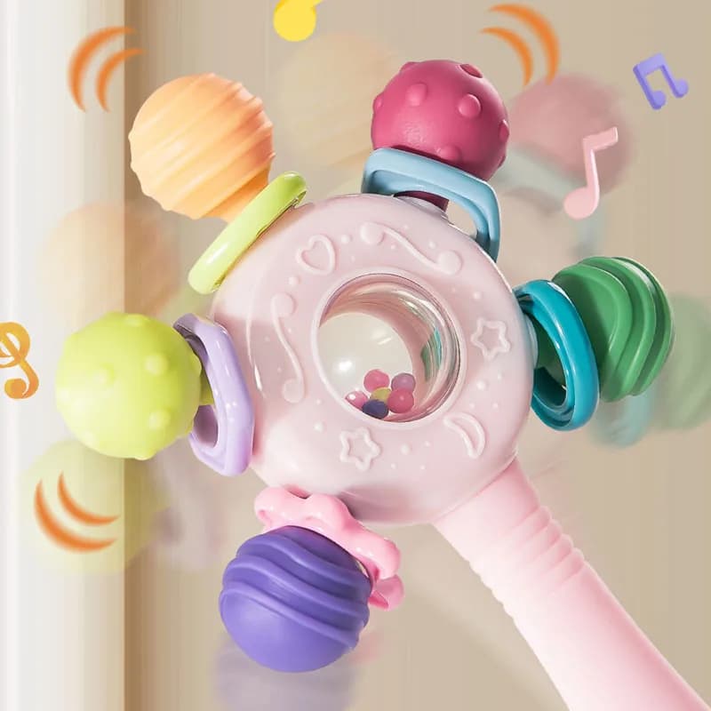 لعبة تطوير الطفل 0 6 12 شهرا كرات عضاضة الطفل الحسية حشرجة الموت ألعاب تعليمية لينة التسنين حشرجة الموت ألعاب للأطفال - 4