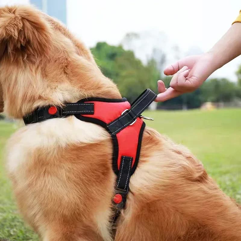 Saddle Dog Harness Reflective Adjustable Pet Harness No Pull Walking Training Small Medium Large Big Dogs Chest Strap Product - 2
