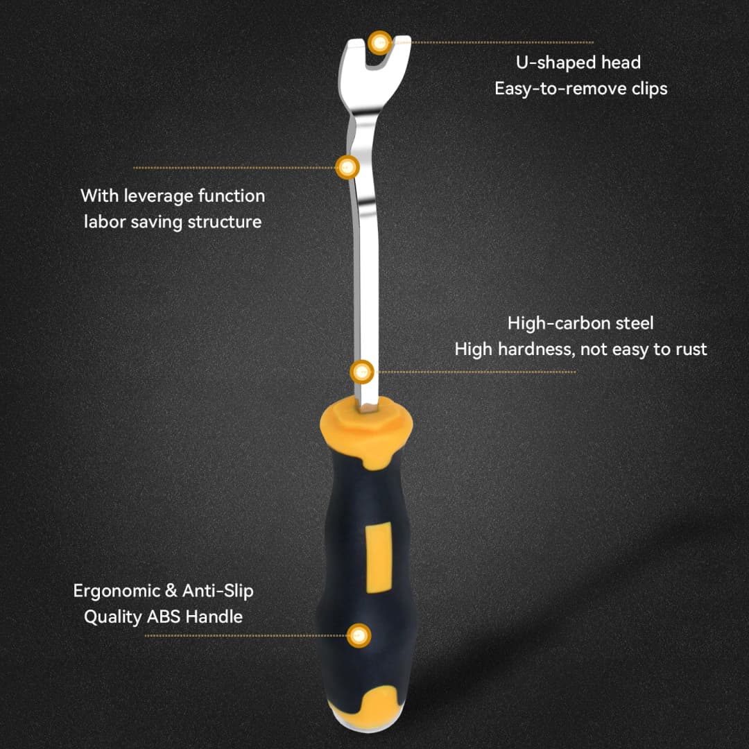 1Pc Screwdrivers Nail Puller Nail Driver Pry Tools Panel Upholstery Fastener Remover For Home Repair Workshop Hand Manual Tools - 4