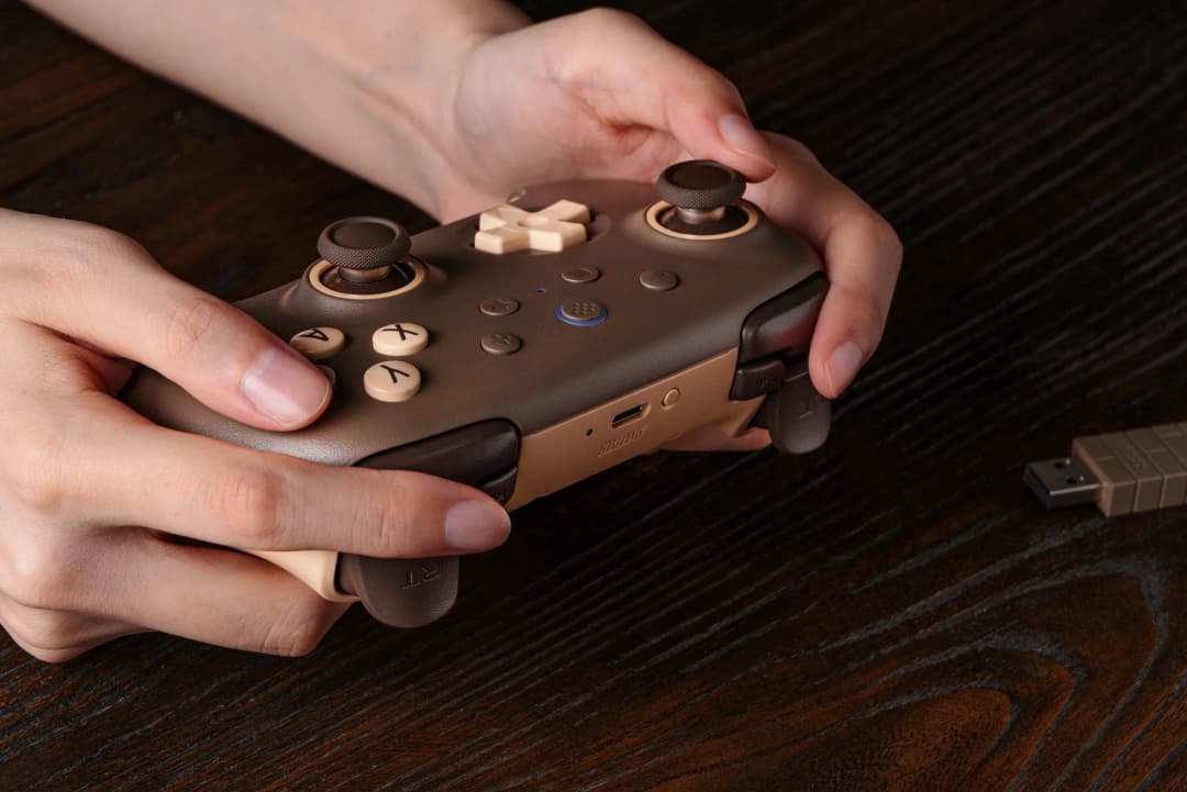 8BitDo New Ultimate 2C Wireless Gaming Controller for PC, Windows 10, 11, Steam Deck, Raspberry Pi, Android Gamepad Accessories - 4