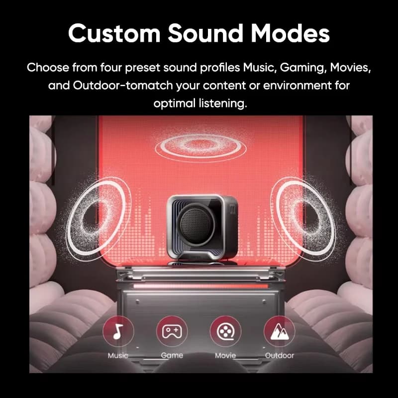 سماعة إديفاير QS20 محمولة مع إضاءة محيطة بلوتوث V6.0 IP67 ستيريو اقتران متعدد النقاط سماعة مع ميكروفون - 2