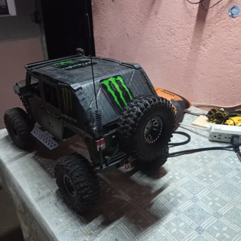 Metal Simulation Antenna Mood Piece Decoration for 1/10 1/18 1/24 RC Crawler Car Traxxas TRX4M TRX4 Bronco Defender RC4WD SCX24 - 3