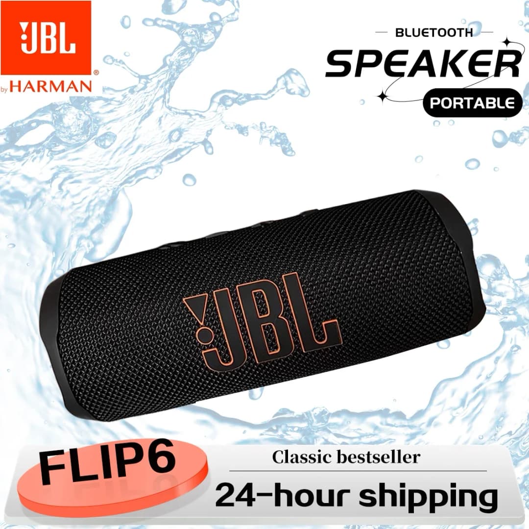 JBL Flip 6 Portable Wireless Bluetooth Speaker - Rugged Waterproof with Enhanced Sound And Independent Tweeters - 5