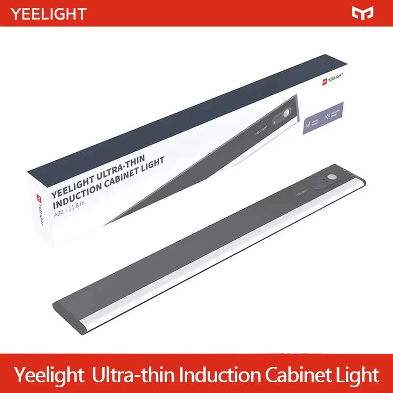 Yeelight A30 A50 Ultra-thin Cabinet Light Smart Induction Rechargeable Night Light 4000K Dimmable Suitable For Wardrobe/Corridor