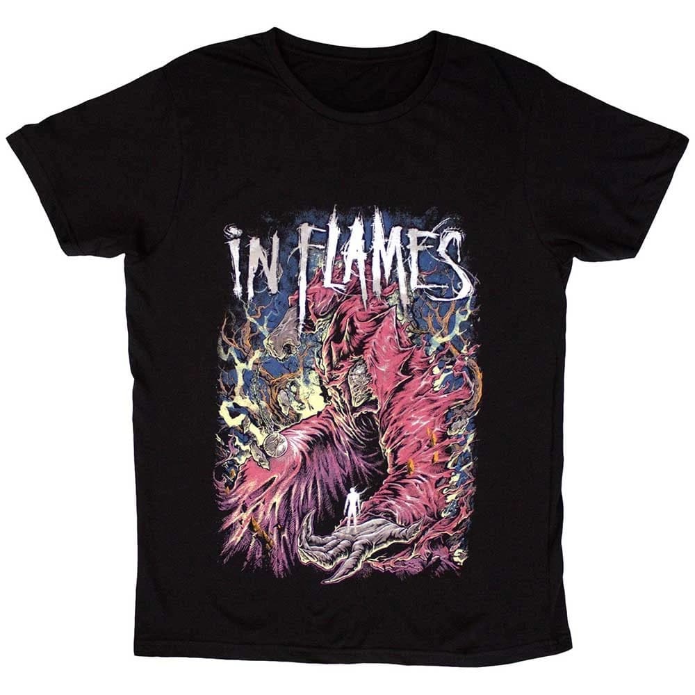 Camiseta in Flames Nothing But Pain Official Tee Anders Fridén Heavy Metal Band Music Printed T-Shirt  Mens Vintage Classic Top - 6
