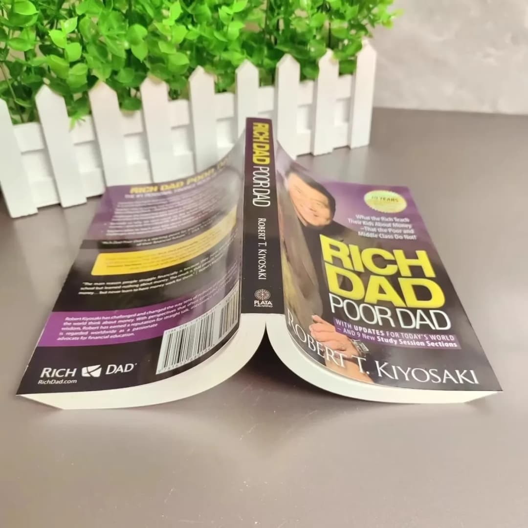 2026 Rich Dad Poor Dad Robert T.  Kiyosaki Personal Finance Children Books Financial Intelligence Enlightenment Education book - 4