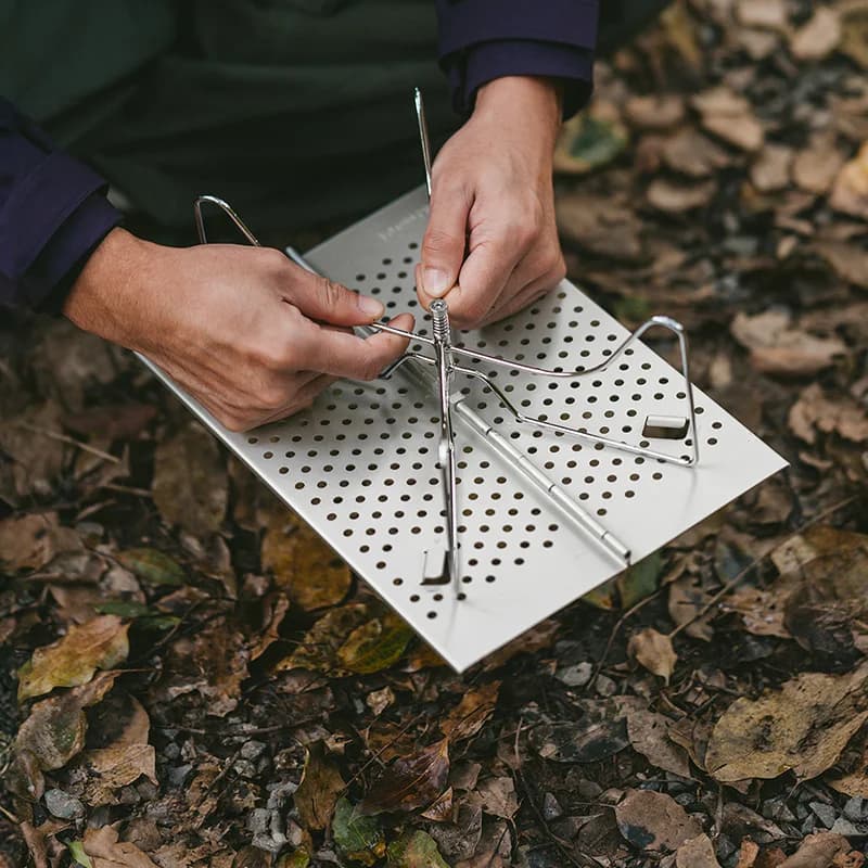 طاولة تخييم صغيرة جديدة من Naturehike 2024 خفيفة الوزن سهلة التنظيف مناسبة للتخييم والصيد - 3