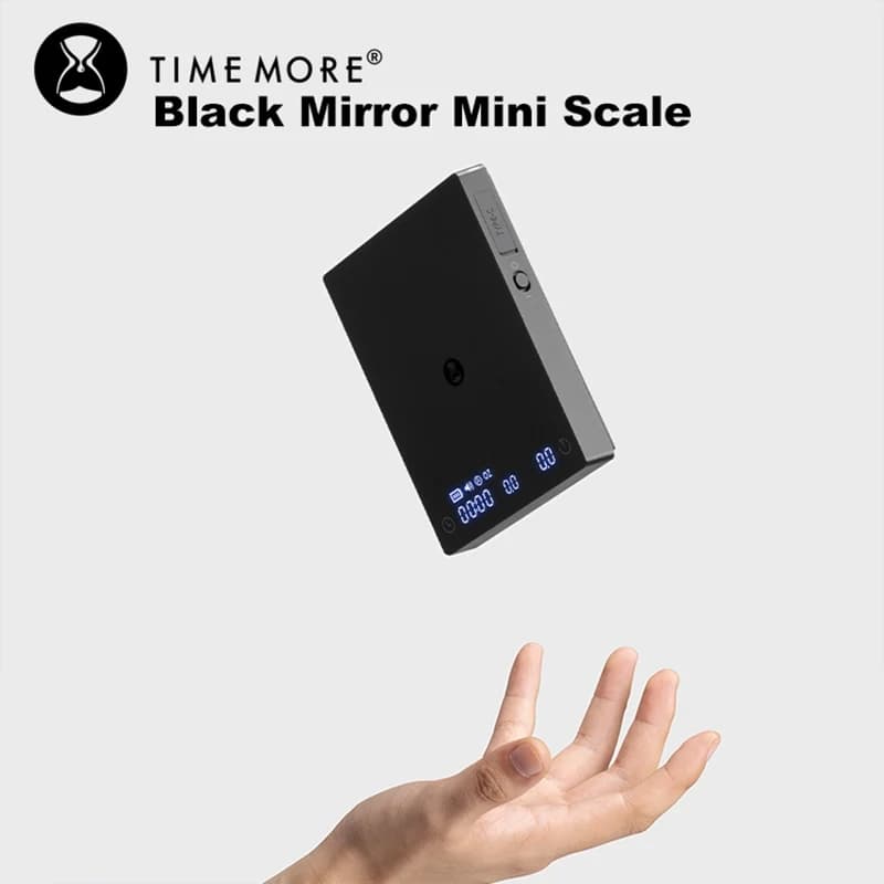 TIMEMORE Scale Black Mirror Mini Pour over Espresso Scale With Brewing Flow Rate and Heat Insulation Pad Electronic Coffee Scale - 2