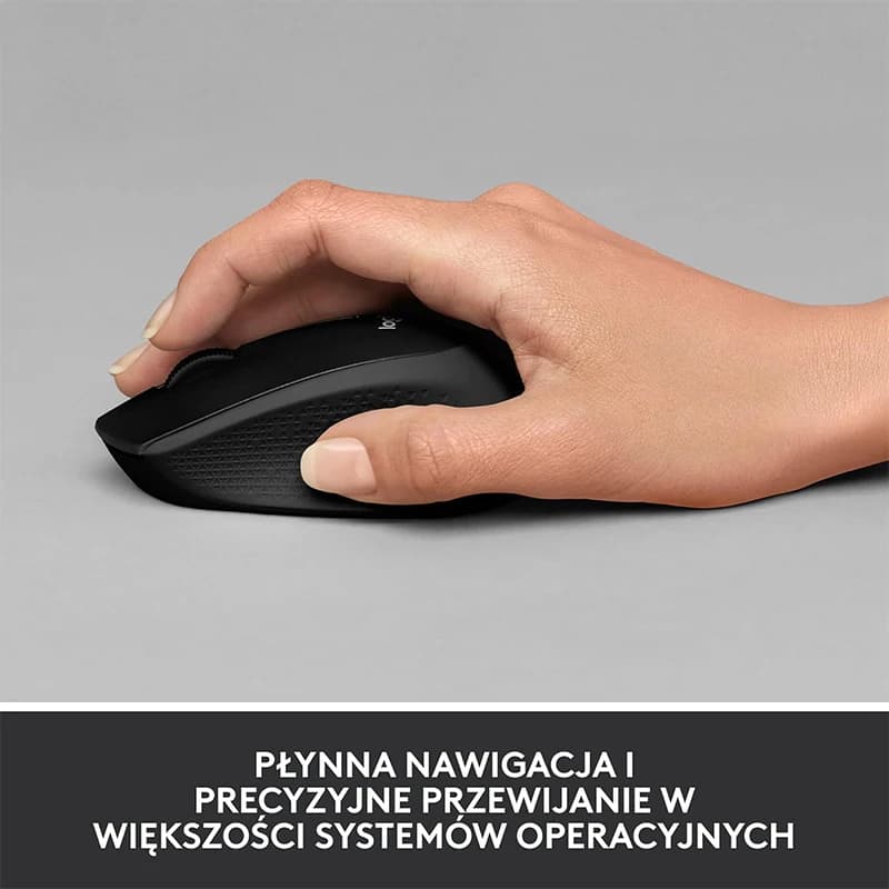 Logitech M330 Professional Office Mouse Wireless Compact Design Quiet Clicks Portable Comfortable Grip for Office Work PC - 6