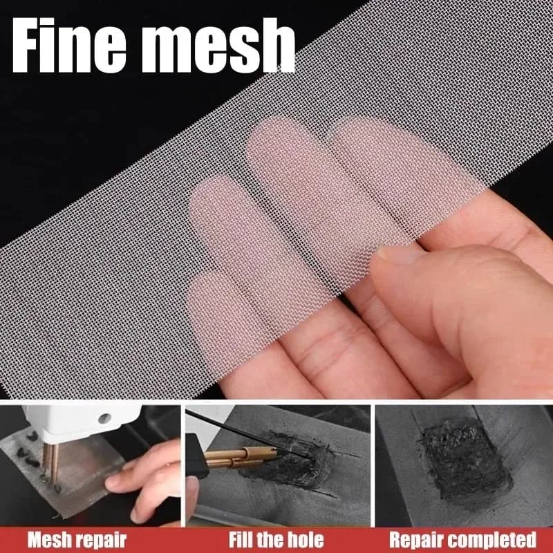 5/10/15/20PCS Stainless Steel Repair Mesh Hole Crack Patches Trimmable Welding Wire Mesh Car Bumper Repair Welding Accessories - 6