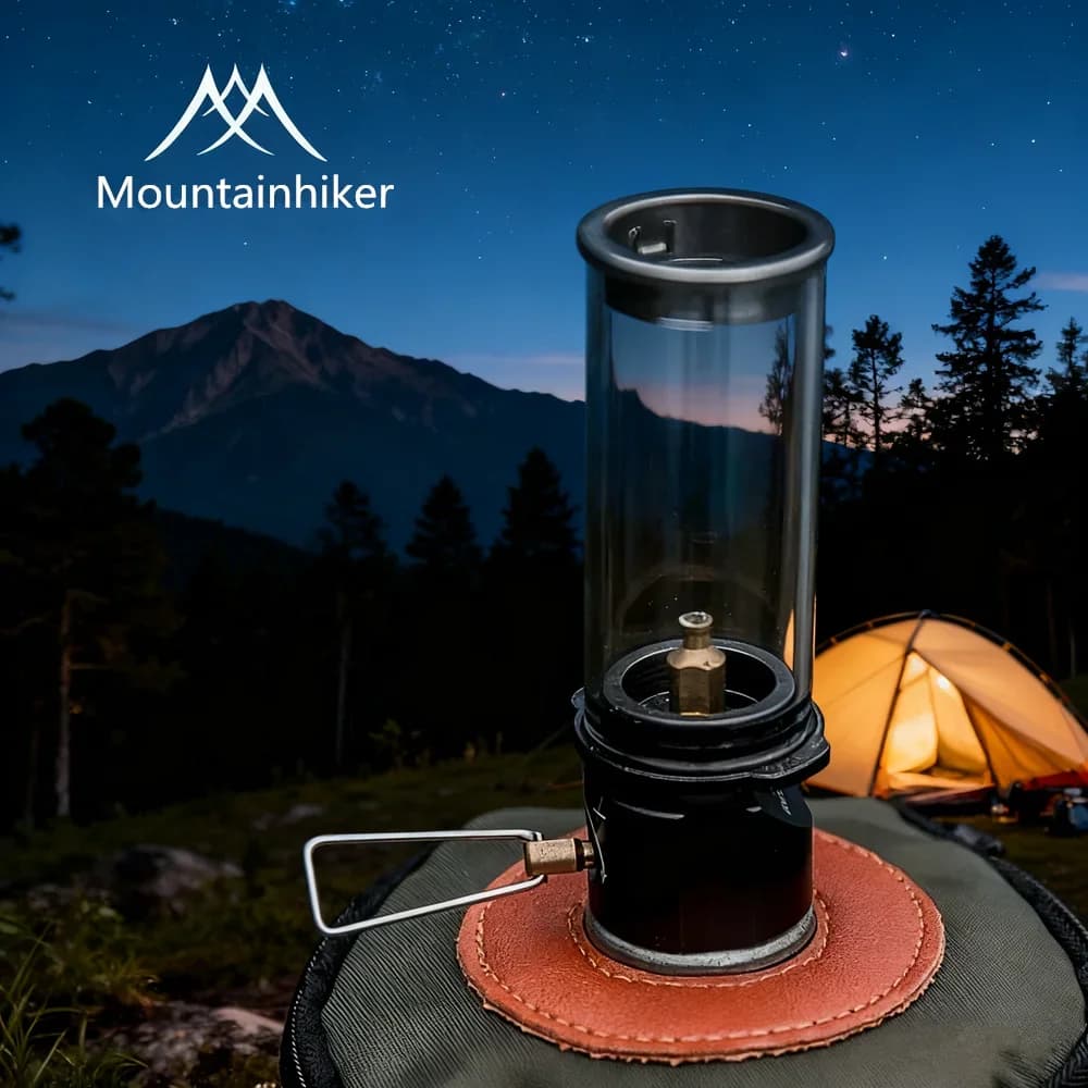 Mountainhiker Windproof Gas Candle Lamp Dreamlike Candlelight Tent Lighting Outdoor Camping Equipment Portable Lighting Lantern - 2