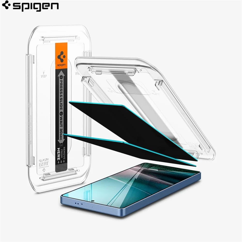 2 Pieces Spigen Glas.tR EZ Fit Sensor Protected For Samsung Galaxy S26 Ultra S25 S24 Tempered Glass Privacy Screen Protector